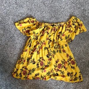 Torrid off the shoulder top